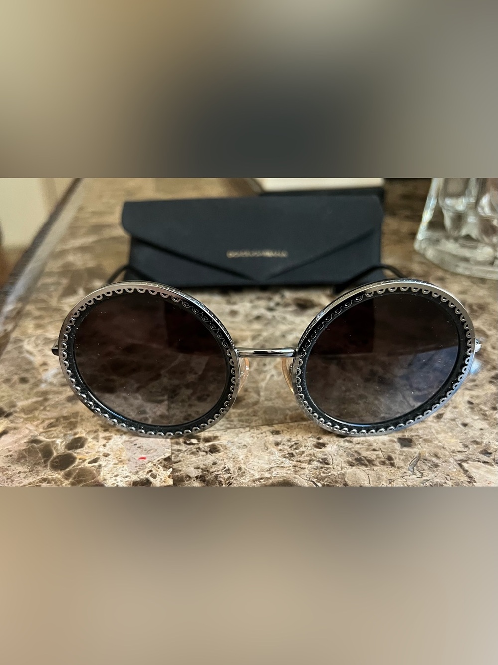 Dolce & Gabbana Round Sunglasses W/ Box